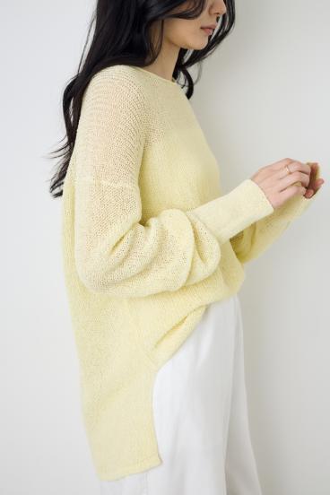 【4/30（木）23:59まで期間限定価格】ドライタッチニット 詳細画像