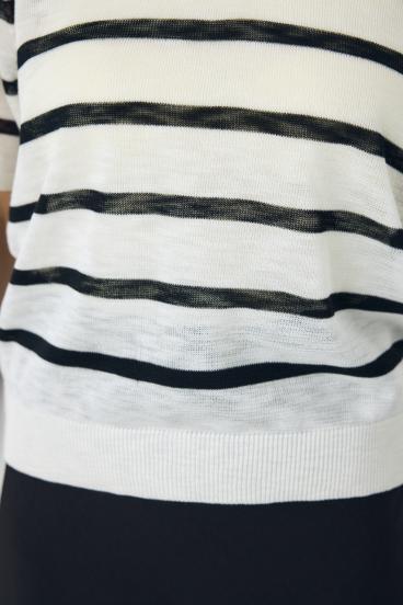 シアーポロニットトップス 詳細画像