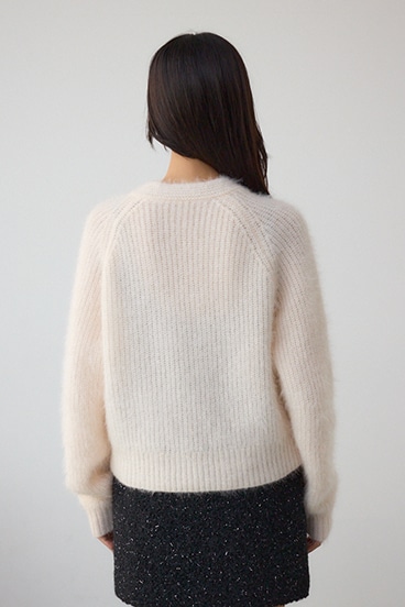 ボウタイデザインニットトップス 詳細画像