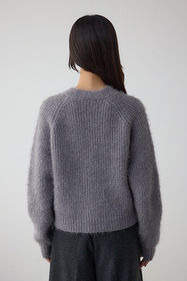 ボウタイデザインニットトップス 詳細画像