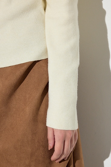 オフショルニットトップス 詳細画像