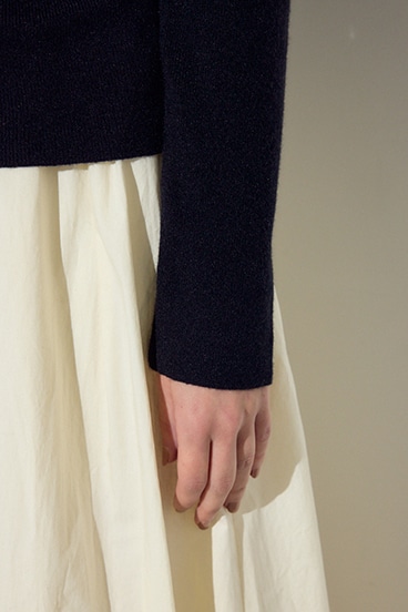 オフショルニットトップス 詳細画像