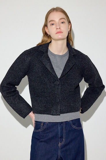 ニットジャケット