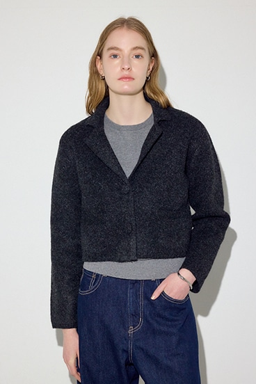 ニットジャケット