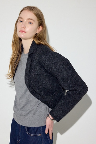 ニットジャケット 詳細画像