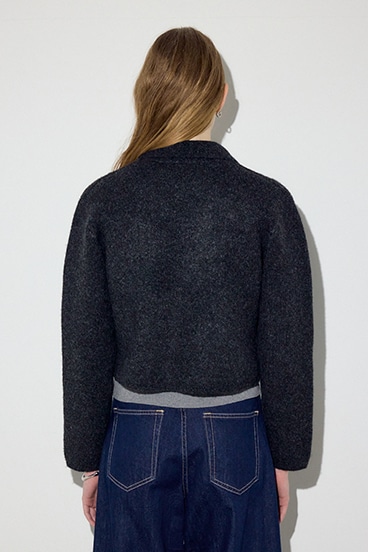 ニットジャケット 詳細画像