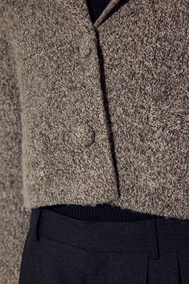 ニットジャケット 詳細画像