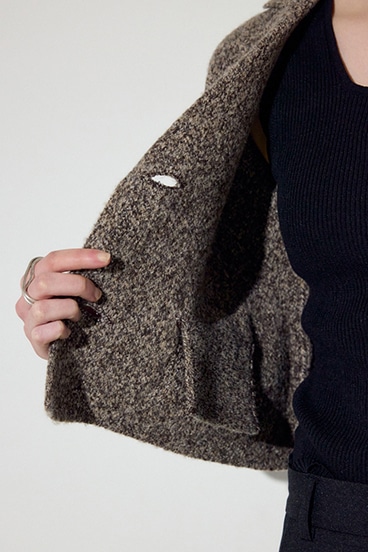 ニットジャケット 詳細画像