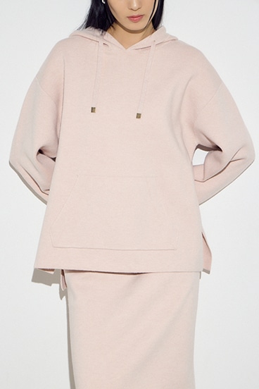 スウェッターニットパーカー