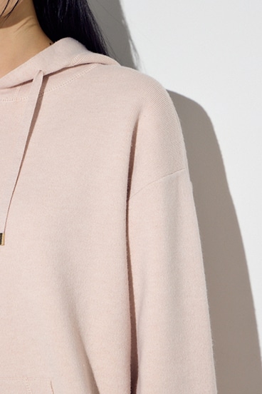 スウェッターニットパーカー 詳細画像