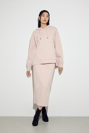 スウェッターニットパーカー 詳細画像