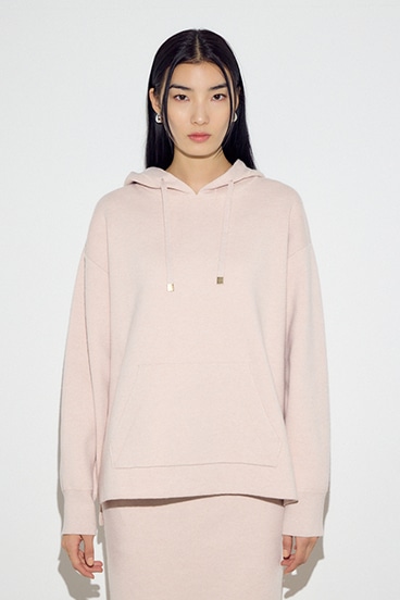 スウェッターニットパーカー 詳細画像