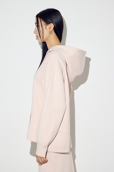 スウェッターニットパーカー 詳細画像