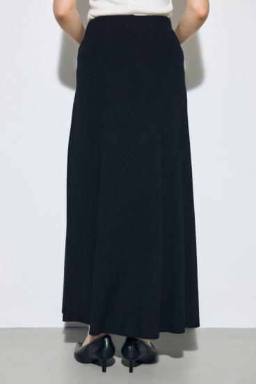 フレアニットロングスカート 詳細画像