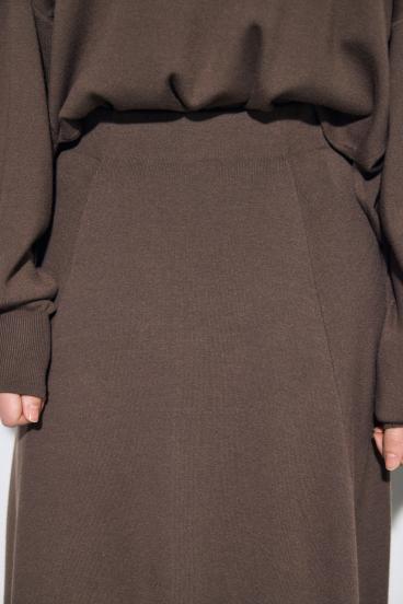 フレアニットロングスカート 詳細画像