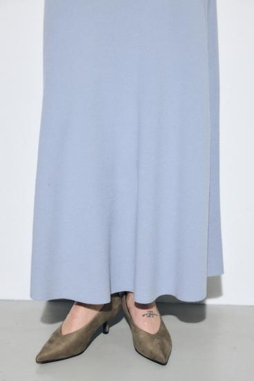 フレアニットロングスカート 詳細画像