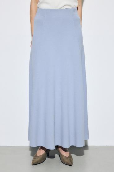 フレアニットロングスカート 詳細画像