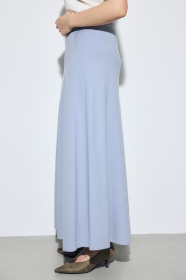 フレアニットロングスカート 詳細画像