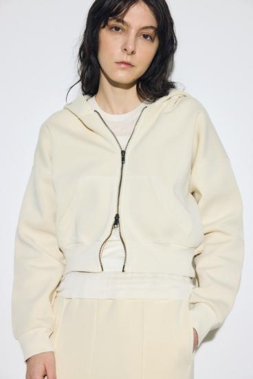 ピグメントダブルジップフーディー