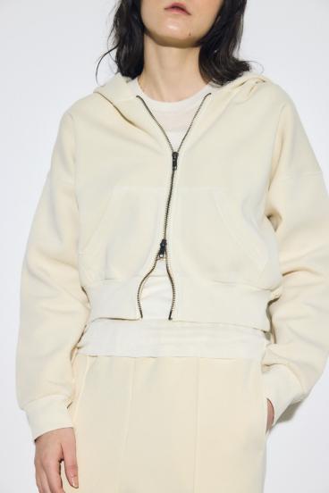 ピグメントダブルジップフーディー