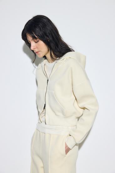 ピグメントダブルジップフーディー 詳細画像