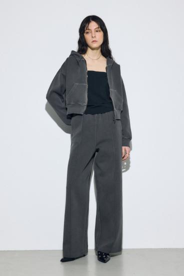 ピグメントダブルジップフーディー 詳細画像