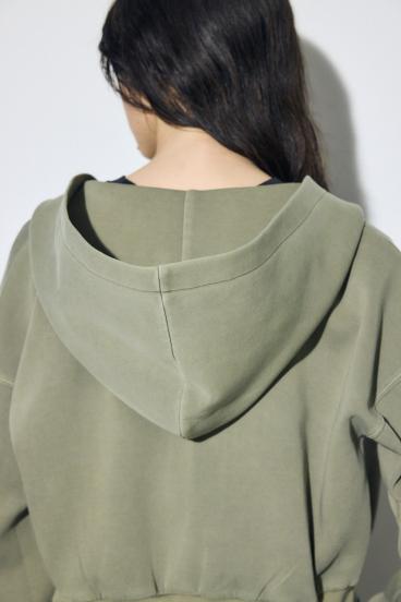 ピグメントダブルジップフーディー 詳細画像