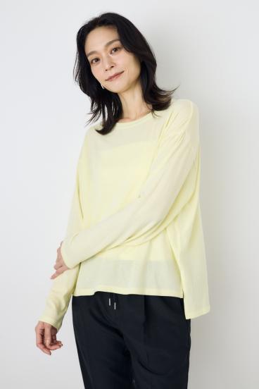 シアーカットトップス