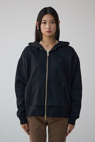 裏起毛Wジップアップフーディー 詳細画像