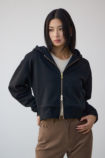 裏起毛Wジップアップフーディー 詳細画像