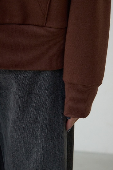 裏起毛Wジップアップフーディー 詳細画像