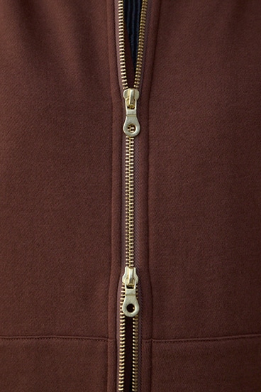 裏起毛Wジップアップフーディー 詳細画像