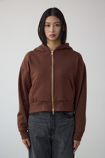 裏起毛Wジップアップフーディー 詳細画像