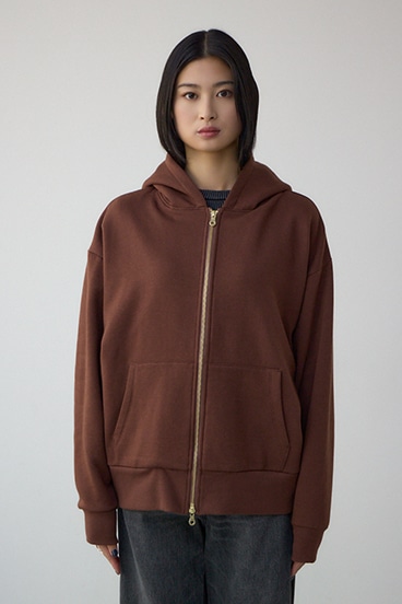 裏起毛Wジップアップフーディー 詳細画像