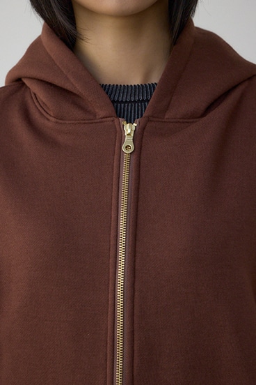 裏起毛Wジップアップフーディー 詳細画像