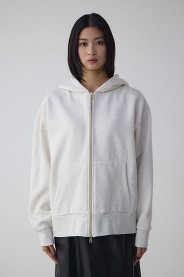 裏起毛Wジップアップフーディー 詳細画像