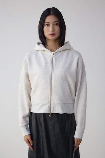 裏起毛Wジップアップフーディー 詳細画像
