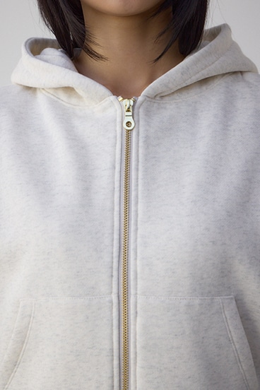 裏起毛Wジップアップフーディー 詳細画像
