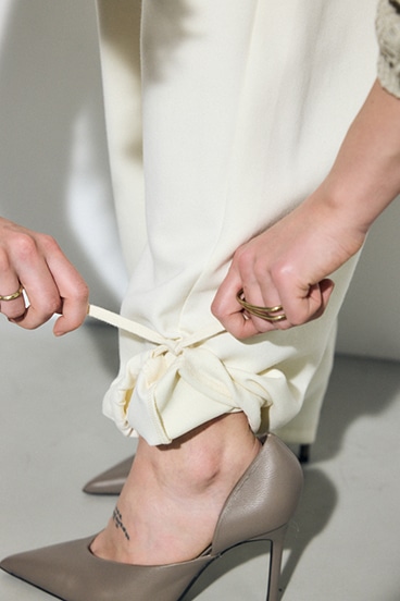 ダンボールカーブワイドパンツ 詳細画像