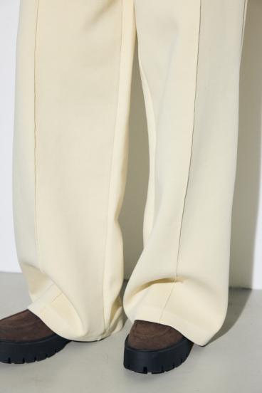 ピグメントピンタックワイドパンツ 詳細画像