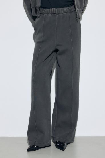 ピグメントピンタックワイドパンツ