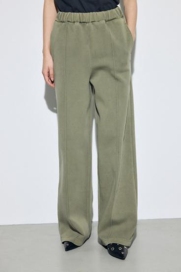 ピグメントピンタックワイドパンツ