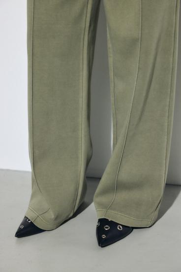 ピグメントピンタックワイドパンツ 詳細画像