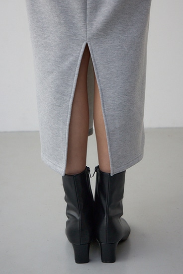 レイヤード風裏起毛フーディーワンピース 詳細画像