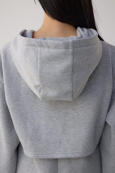 レイヤード風裏起毛フーディーワンピース 詳細画像