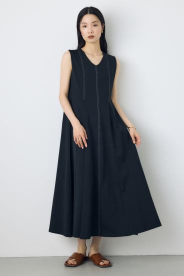 ステッチフレアカットワンピース