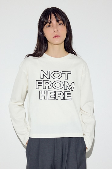 NOT FROMロゴロングTシャツ