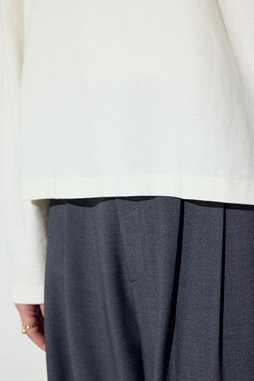 NOT FROMロゴロングTシャツ 詳細画像