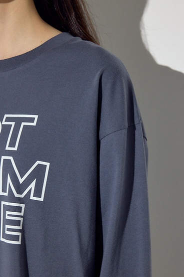 NOT FROMロゴロングTシャツ 詳細画像