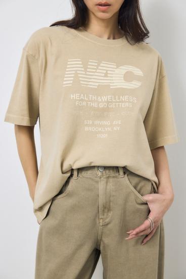 NACピグメントプリントTシャツ 詳細画像